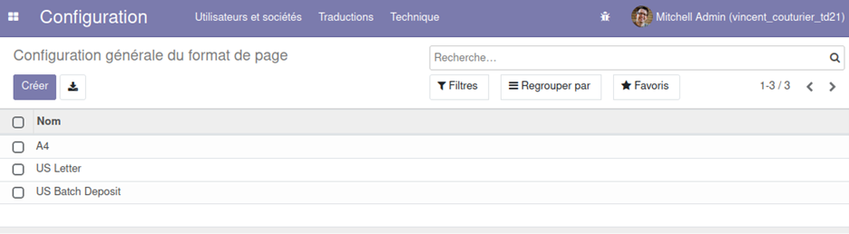 Configraution formats Configraution formats