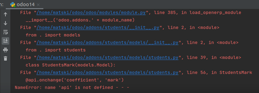 Error python log Error python log