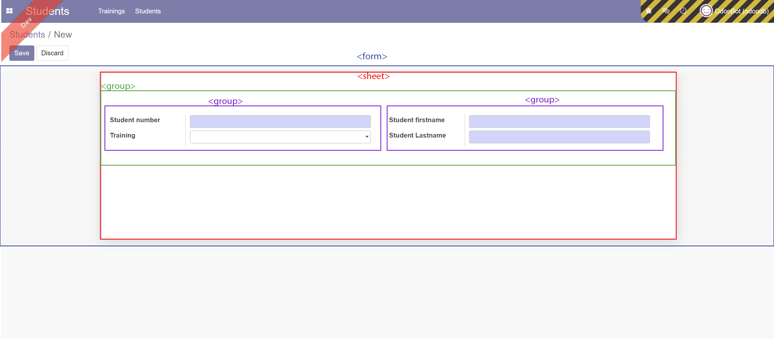 Form view detail Form view detail