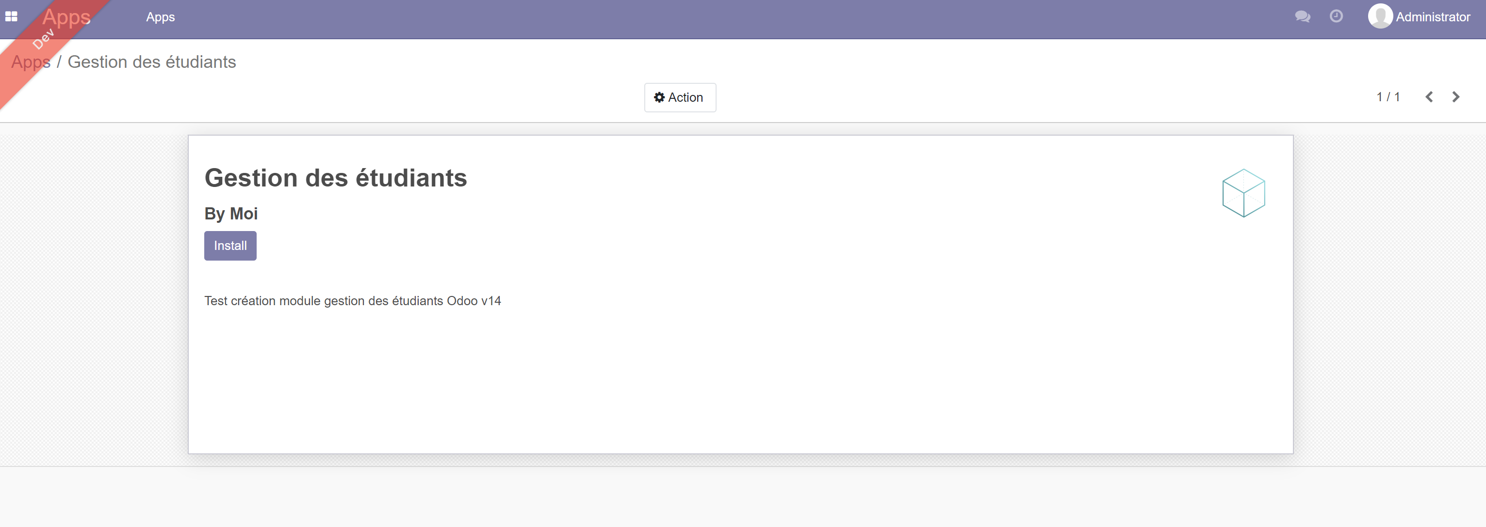 Module info Module info